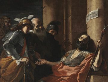 Belisarius ontvangt aalmoes, Mattia Preti