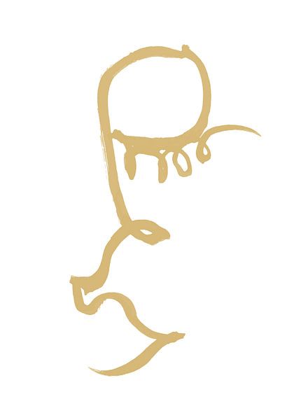 Half Face Gold by Pictufy Studio II