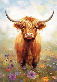 Highland Cow Kuh Scottish Cattle Schottischer Highlander Hochlandrind von Niklas Maximilian