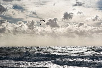 Lonely kite van Willem Havenaar