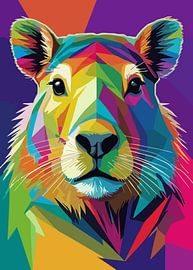 Capybara Pop Art