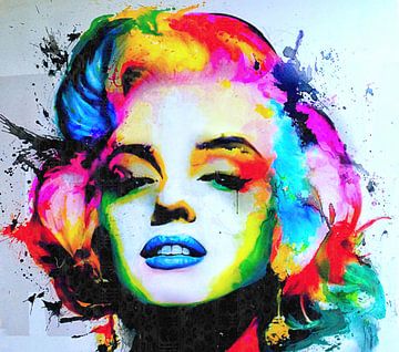 Marilyn Monroe - Film Cut - Kleurrijk