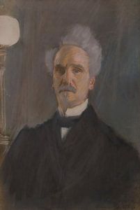 Paul César Helleu – Porträt von Henri Rochefort (1830-1913)