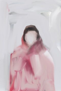 Abstract portret (gezien bij vtwonen) van Carla Van Iersel
