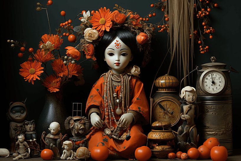 Nature morte asiatique par Ton Kuijpers