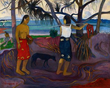 I Raro Te Oviri (Onder de Pandanus), Paul Gauguin
