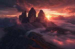 Stolze Wächter der Zeit: Dolomiten