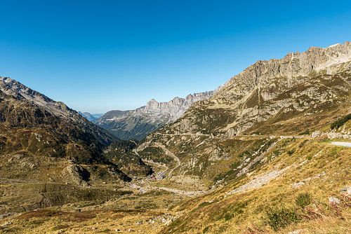 Berglandschap op de Sustenpas in de Zwitserse Alpen