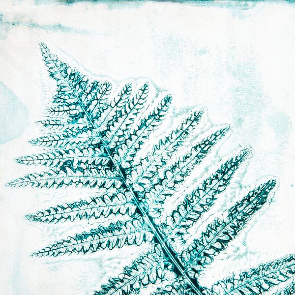 Varenblad, mixed media print van Anjo Kan