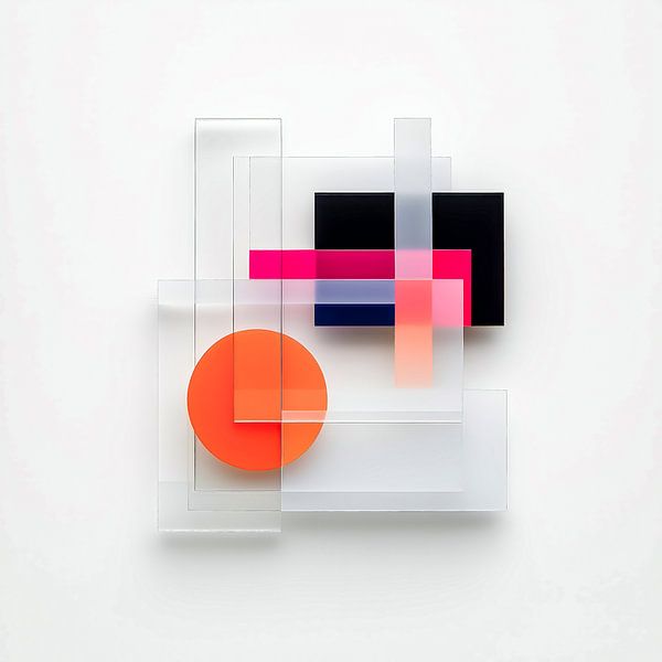 Dynamische Stille – Licht, Farbe und Form von Klaus Tesching - Art-AI