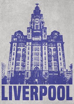 The Royal Liver building by DEN Vector