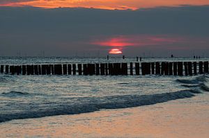 Coucher de soleil à Zoutelande
