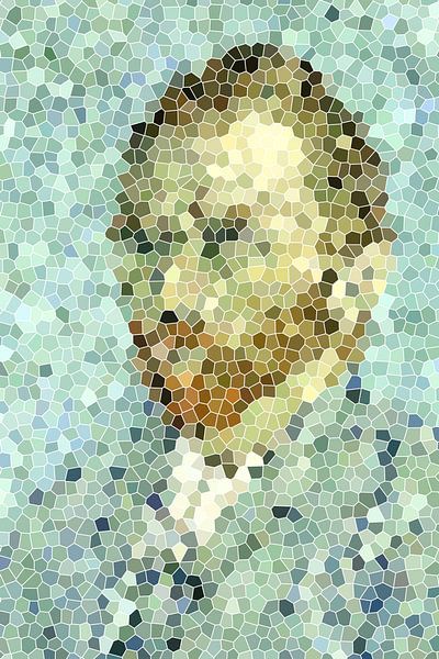 Selbstporträt Vincent van Gogh Abstrakte Digitale Kunst von Art By Dominic