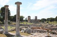 Säulen mit Blick auf die Basilika - Philippi / Φίλιπποι (Daton) - Griechenland von ADLER & Co / Caj Kessler Miniaturansicht