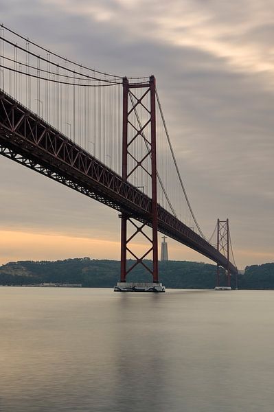 The Ponte de 25 Abril in the morning light - Beautiful Lisbon by Rolf Schnepp