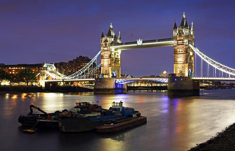 London Tower Bridge an der Themse von Frank Herrmann