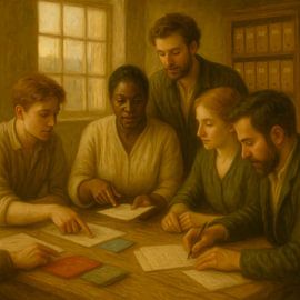 The Companions - AI Classica - People at work - Art for business