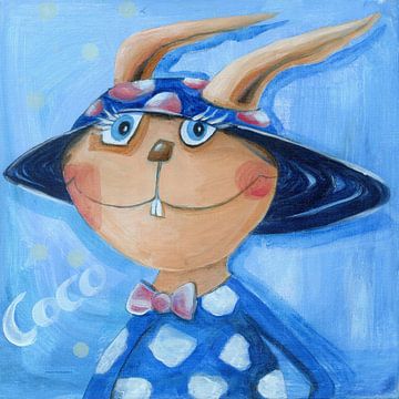 Bunny lady COCO by Sonja Mengkowski