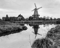 Mühle in der Spiegelung