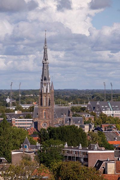 Église Saint-Boniface et stade Cambuur par Sander de Jong