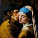 Girl with a Pearl Earring (and her lover) by Preet Lambon thumbnail