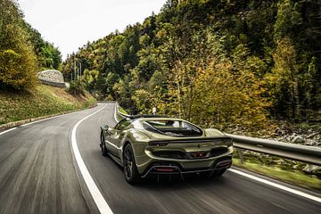 Ferrari 296 GTS in the Swiss Alps by Bas Fransen