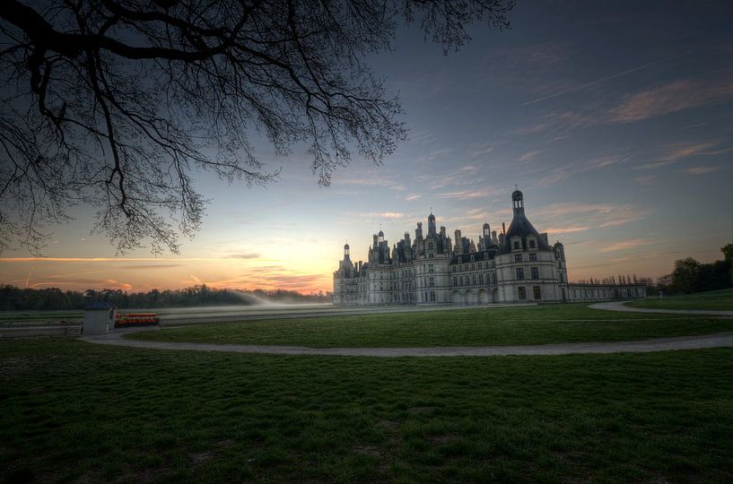 Chambord Chateaux in het morgenlicht van Hans Kool