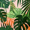 Grafische Kamerplanten Illustratie | Botanische kunst van Lauren Wilde