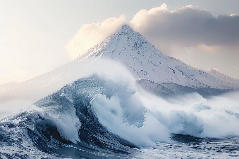 Meerblick Japan Berg Fuji von Egon Zitter