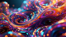 Knallige Farbwellen von Jean Pierre