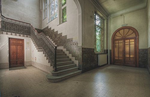 urbex: traphal van een school