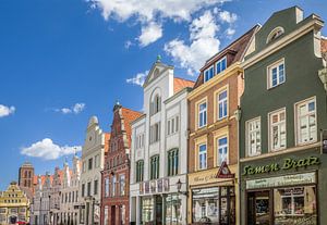 Altstadtstraße in Wismar, Mecklenburg-Vorpommern