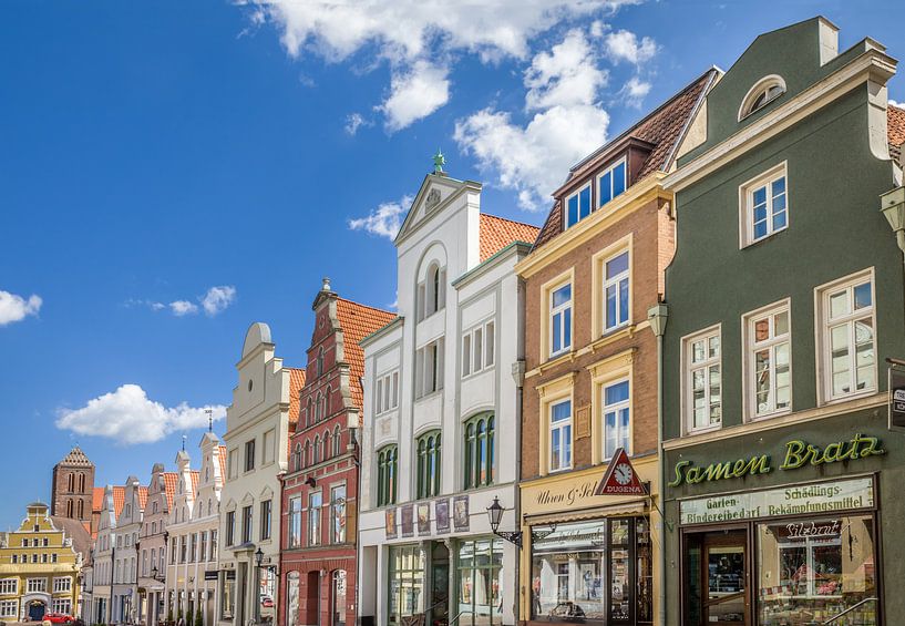 Rue de la vieille ville à Wismar, Mecklembourg-Poméranie occidentale par Christian Müringer