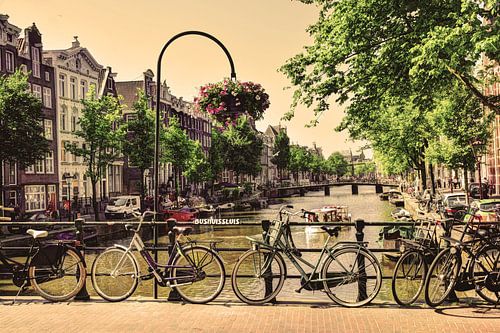 Binnenstad van Amsterdam Nederland Oud