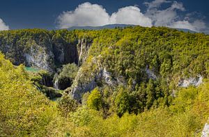 Nationalpark Plitvicer Seen, Kroatien. Panoramafoto