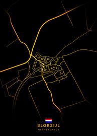 Blokzijl, Niederlande Stadtplan von Kenda Maruyama