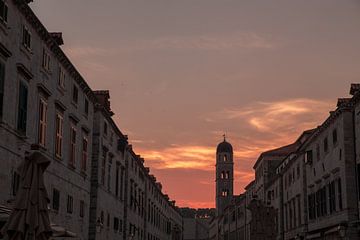 Dubrovnik bij zonsondergang