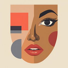 Minimalist design language of the woman