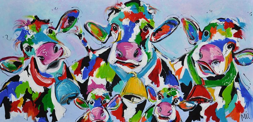 Cow with bell by Kunstenares Mir M. Kolkman van der Klip