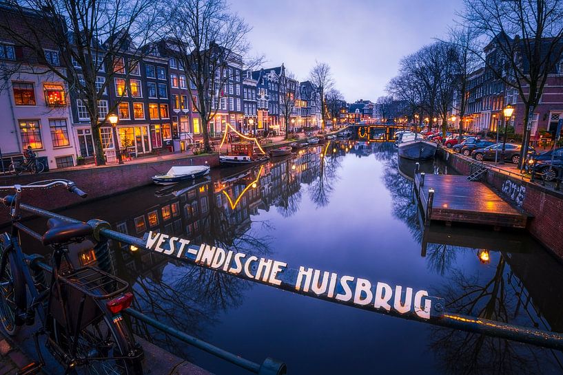 West-Indies House Bridge over the Brouwersgracht by Guido Graas