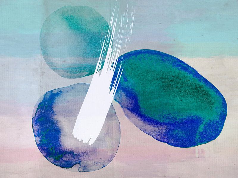 Scandinavian Beach II by Mad Dog Art