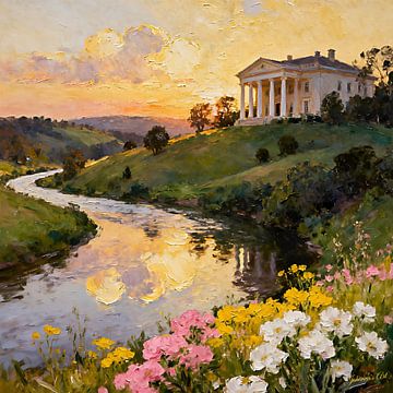 Amerikanisches Plantagenhaus 5 von Johannas Art Creations