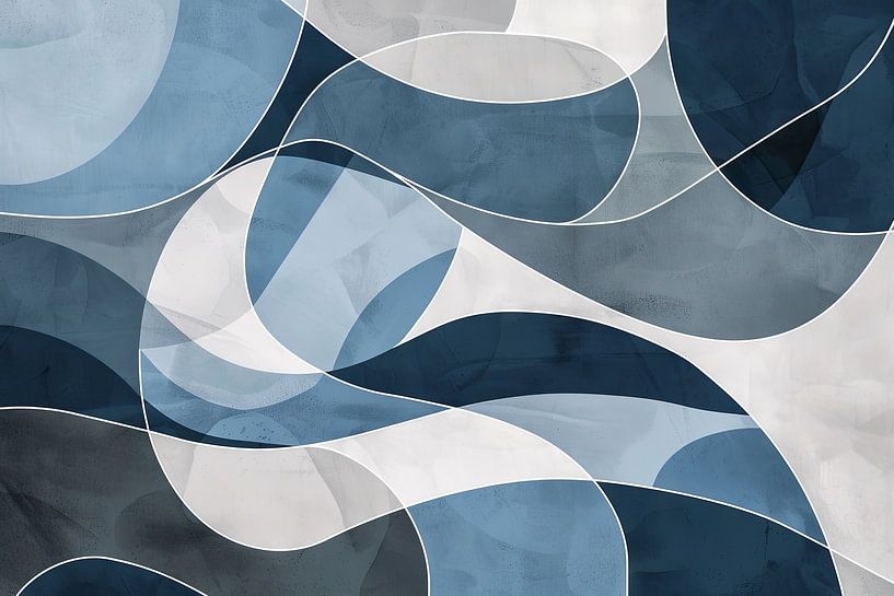 Flowing geometry by Poster Art Shop