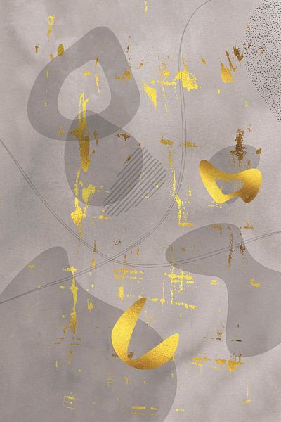 Mid-Century Vintage Nr. 3 | gold-braun von Melanie Viola