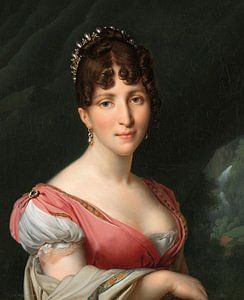 Porträt von Hortense de Beauharnais, Königin von Holland, Anne-Louis Girodet-Trioson