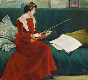 Die Künstlerin Gerda Holm (1903)
