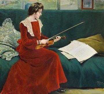 L'artiste Gerda Holm (1903) sur Peter Balan