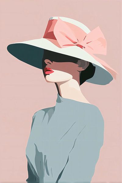 Dame in rosa Pastell Nr. 5 von Studio BB