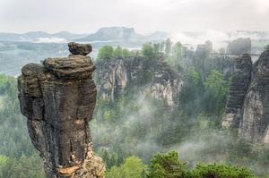 View  to the Bastei van Michael Valjak