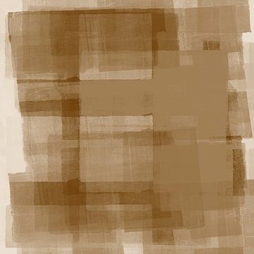 Wabi-sabi eenvoud in neutrale beigebruine kleuren II van Dina Dankers